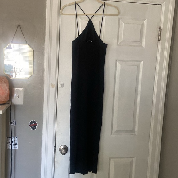 Zara fitted black midi dress - Picture 8 of 9